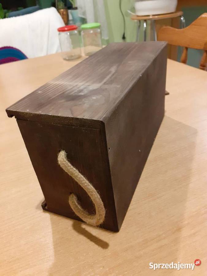 szkatułka stara drewniana skrzynka 30 1 butelkę Warszawa