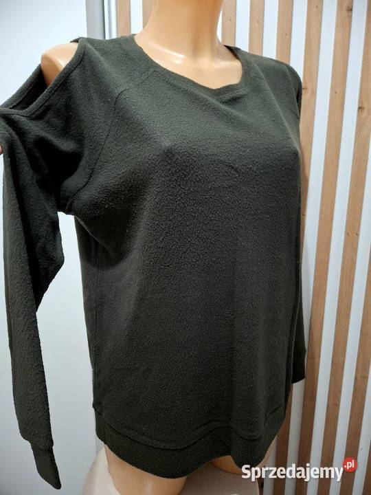 LXl Bluzka z wycietymi ramionami polarowa khaki Rozmiar 40(L) Braniewo