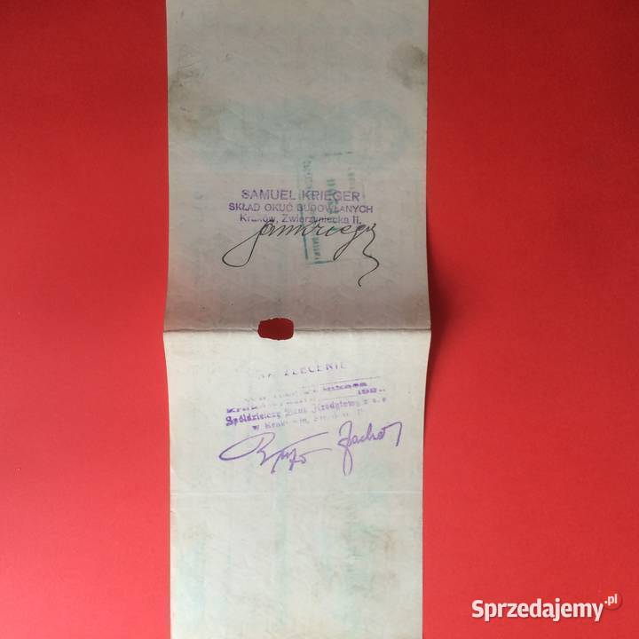 1541 Weksel Wystawiony W Łomży 38 zachodniopomorskie Szczecin