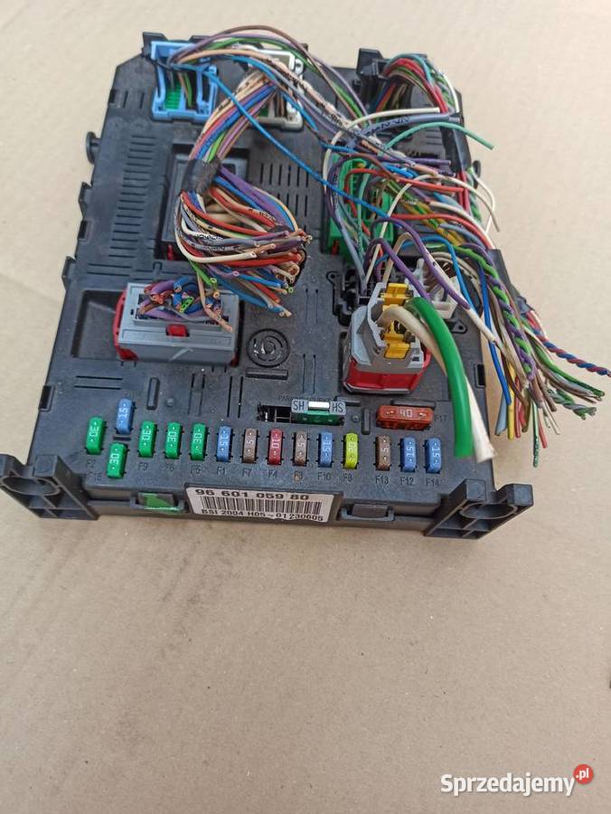 Moduł BSI 9660105980 Peugeot 307 Lift 16 HDI osobowe Układ elektryczny dolnośląskie Bolesławiec