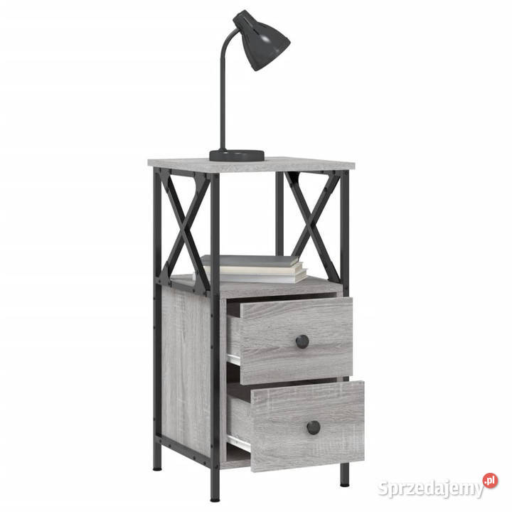 Szafka nocna szary dąb sonoma 34x355x70 WM825949 Meble Warszawa