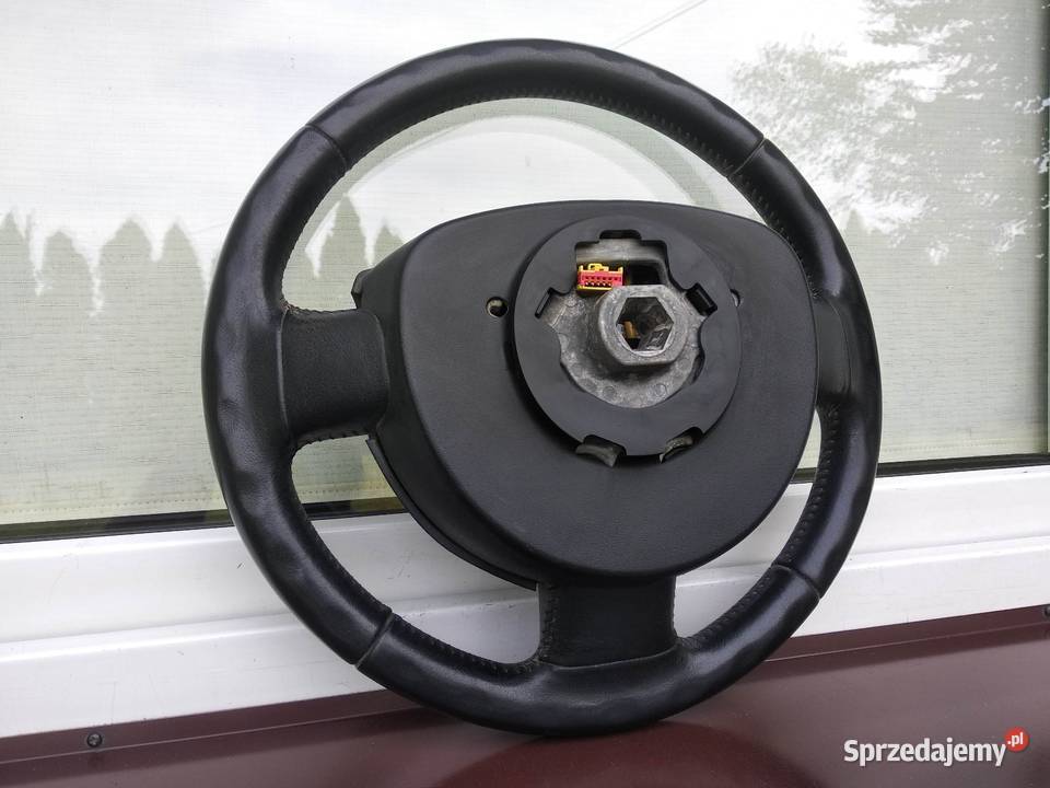 Ford Fiesta MK6 kierownica skórzana skóra Airbag