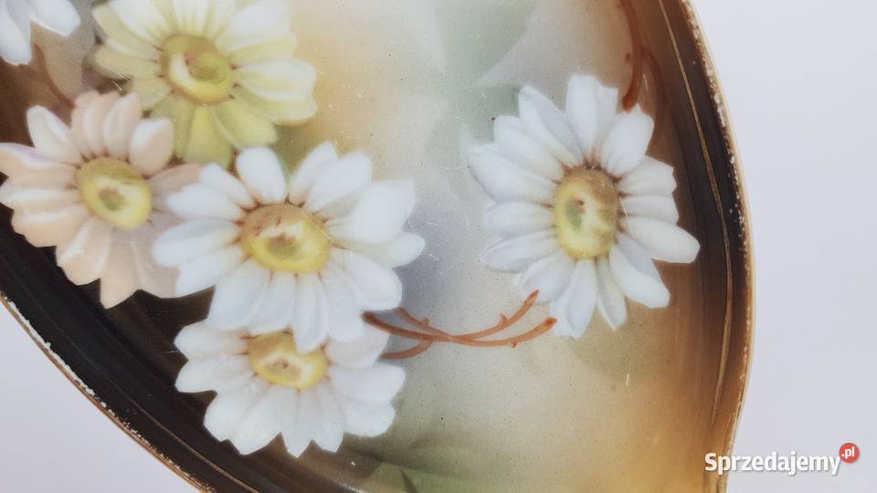 Mała stara porcelanowa patera paterka Tillowitz śląskie Dąbrowa Górnicza