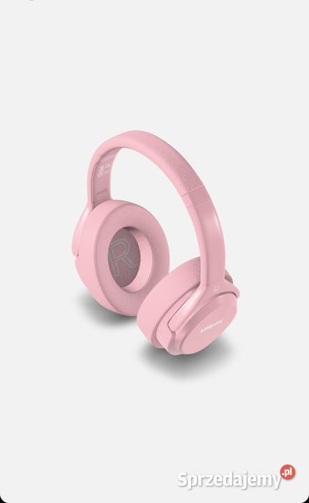 Bezprzewodowe słuchawki nauszne Różowe Żary