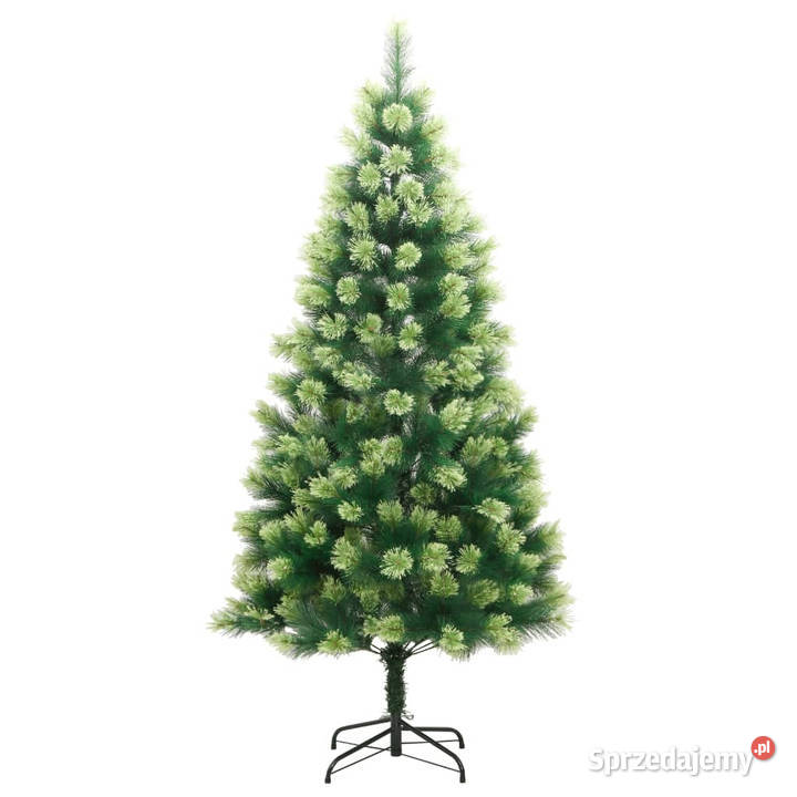 Sztuczna choinka zawiasowa ze stojakiem 240 Warszawa