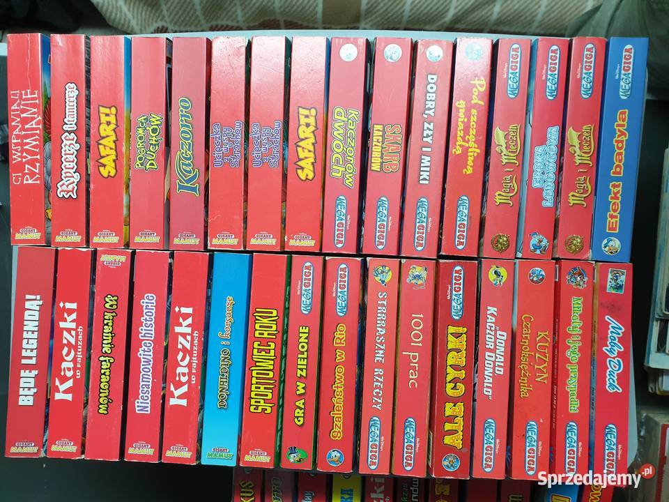 Kaczor Donald Mamut Megagiga różne tomy dla dzieci Komiksy Gdynia sprzedam