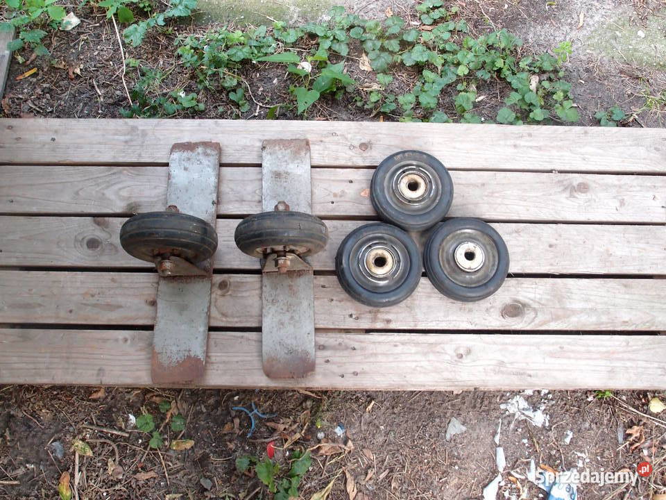 Kółka 16060 gumowo metalowe pełne łódzkie Łódź