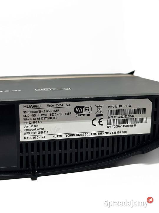 Router mobilny Huawei B525s23a Internet i komunikacja Elbląg