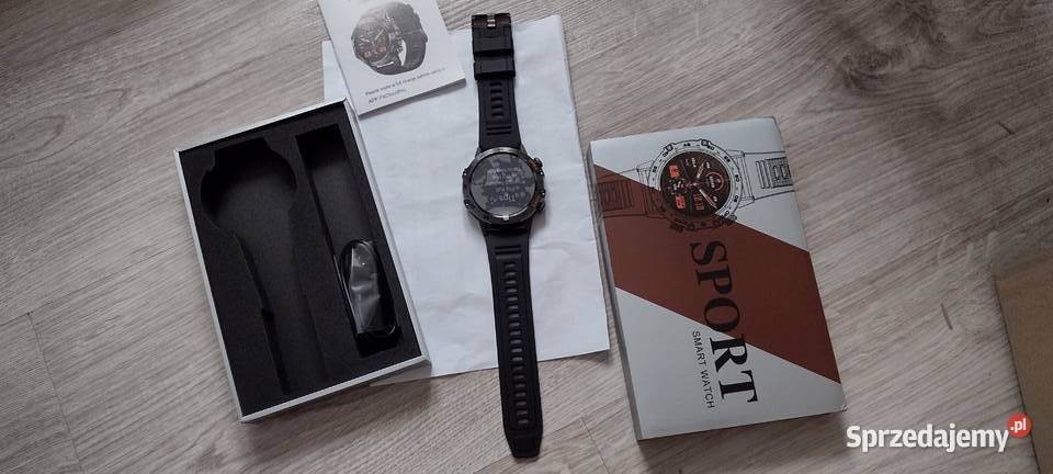 Melanda Smartwatch zegarek Bluetooth tętno Zegarki i Biżuteria Niepołomice