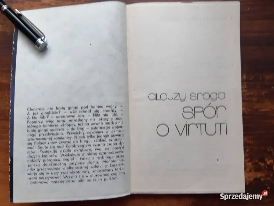 SPÓR O VIRTUTI Alojzy Sroga miękka Poznań