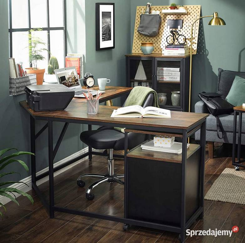 Biurko INDUSTRIALNE Rustykalne narożne DUŻE Choroszcz