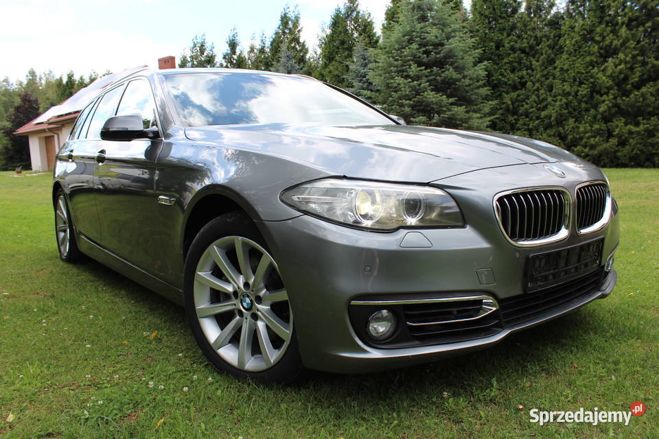 BMW 520d F11 2014r Bogate Wyposażenie szary łódzkie Opoczno sprzedam