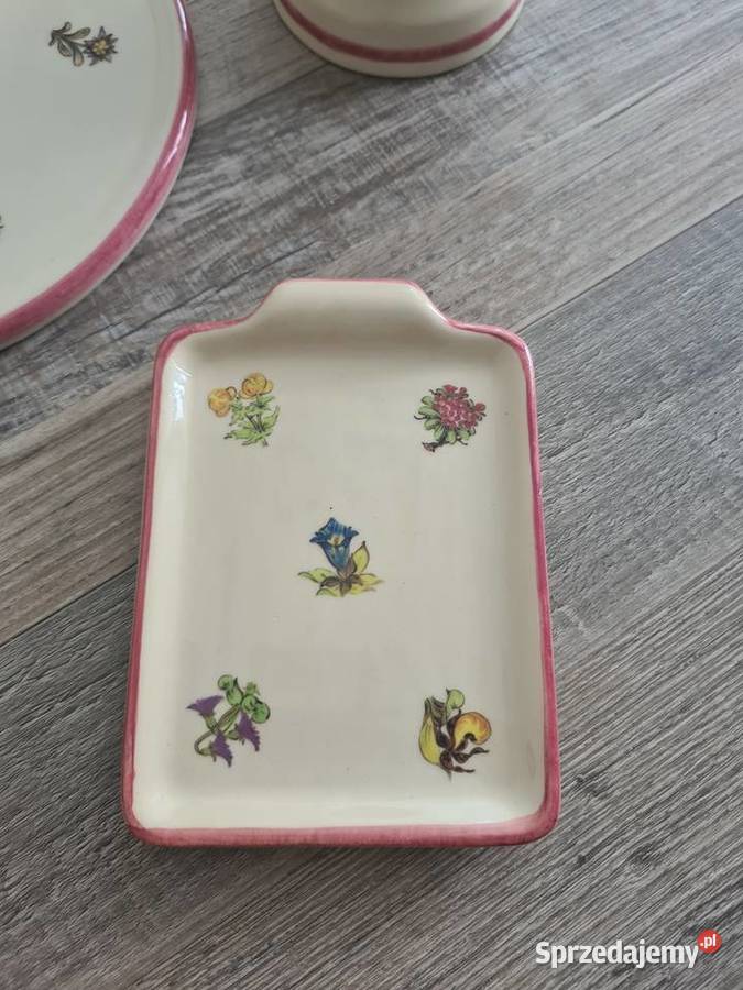 Zestaw śniadaniowy ceramika Allgauer sygnowana małopolskie Gorlice