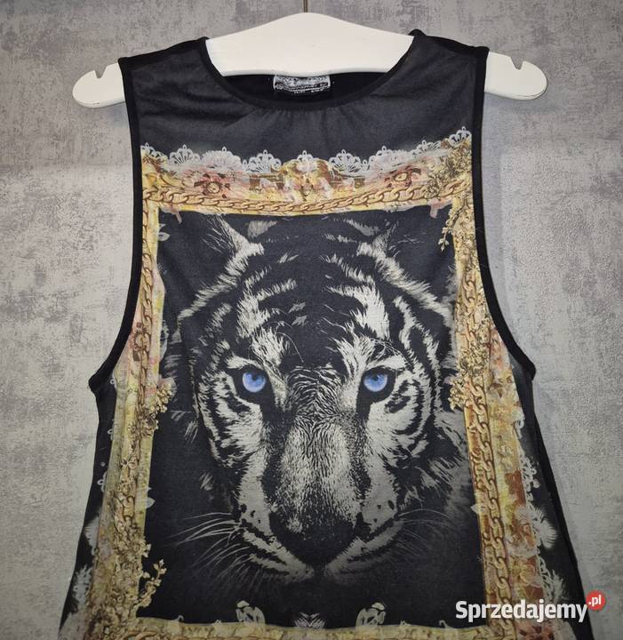 Bluzka damska czerń Tygrys 38M Łódź sprzedam