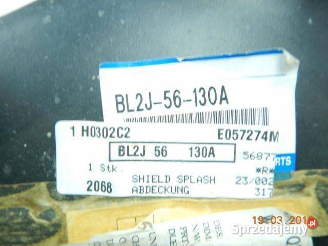 NADKOLE PRAWY PRZÓD MAZDA 323 00 BL2J56130A Części samochodowe