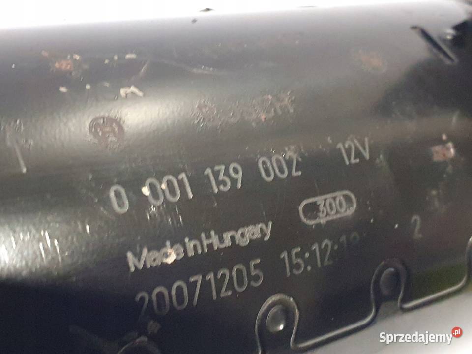 ROZRUSZNIK BMW E87 E90 E91 20 D bosch 0001139002 osobowe