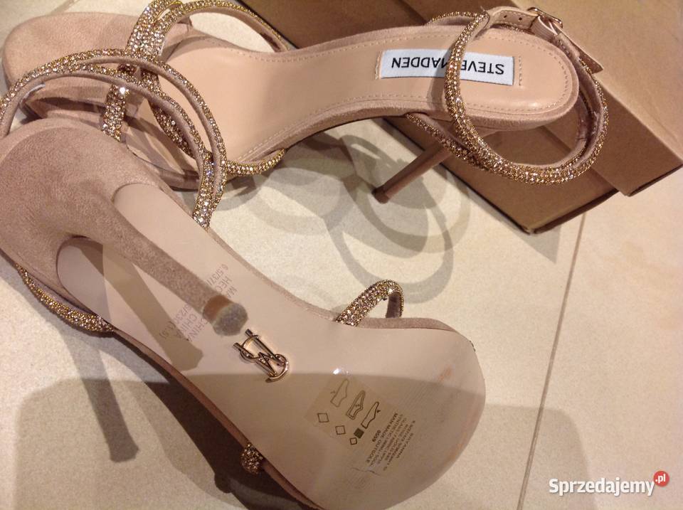 Sandałki na Obcasie STEVE MADDEN 37 j Nowe Nowa Sól