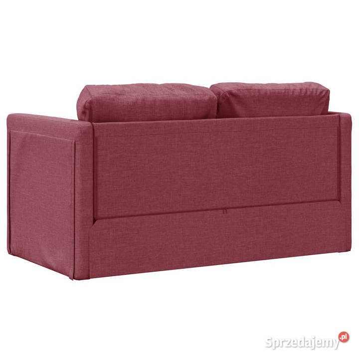 Sofa podłogowa 2w1 winna czerwień 112x174x55 Warszawa