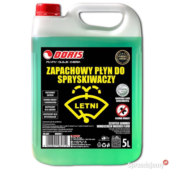 DORIS Letni płyn do spryskiwaczy 720L Zestaw 144 mazowieckie Mława