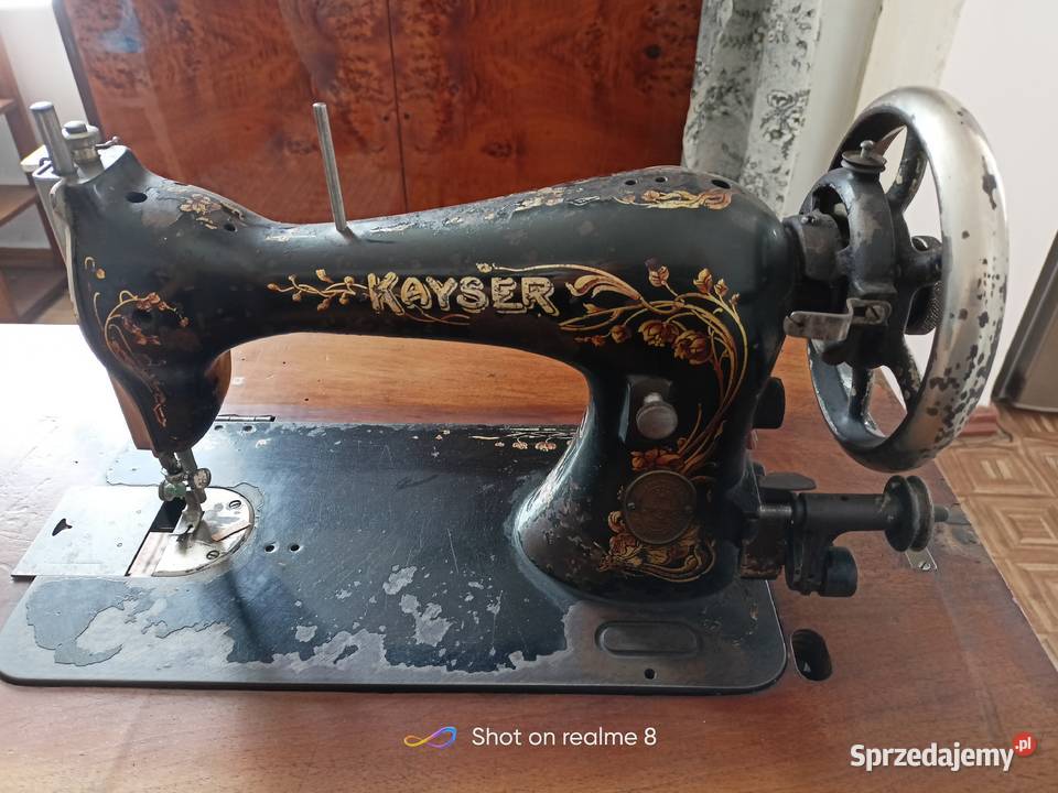 Stara maszyna do szycia kayser nogi stół Skarżysko-Kamienna sprzedam