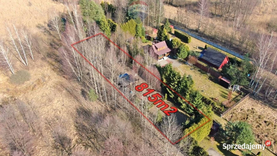 Działka rekreacyjna 815 m Szyszki lasu
