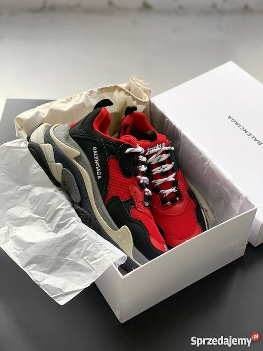 Balenciaga Triple S Red r4045 lubelskie Lublin sprzedam