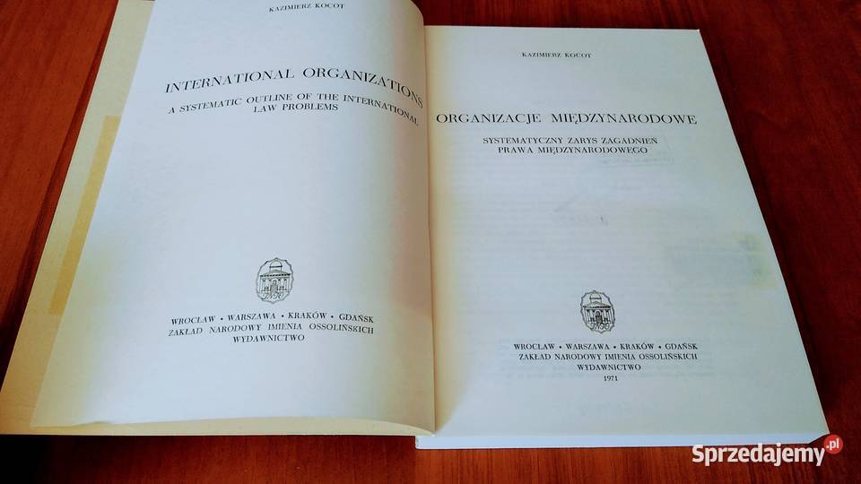 Organizacje międzynarodowe systematyczny zarys miękka Książki i Podręczniki pomorskie Gdańsk