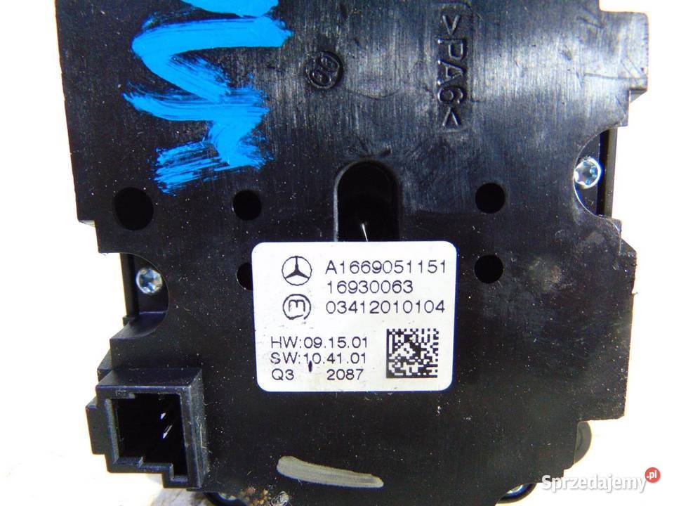 PANEL PRZYCISK DSR MERCEDES ML W166 A1669051151 sprzedam