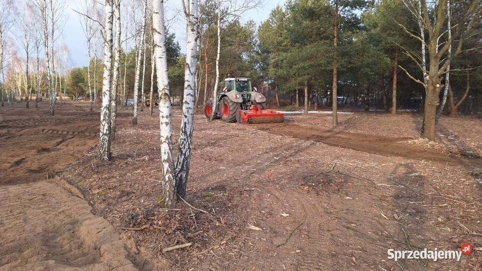 Mulczowanie wgłebne Czyszczenie działekWycinka Karczowanie i usuwanie drzew