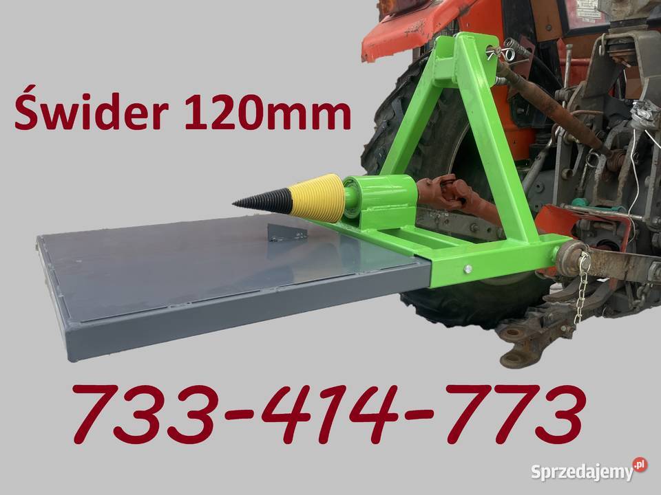 Świder do drewna łuparka 120mm 2 Rolnictwo Strzelce Opolskie sprzedam