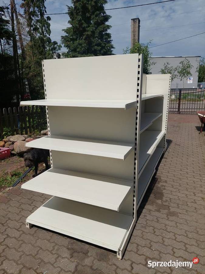 Gondola sklepowa z regałami szczytowymi 170 podlaskie Białystok