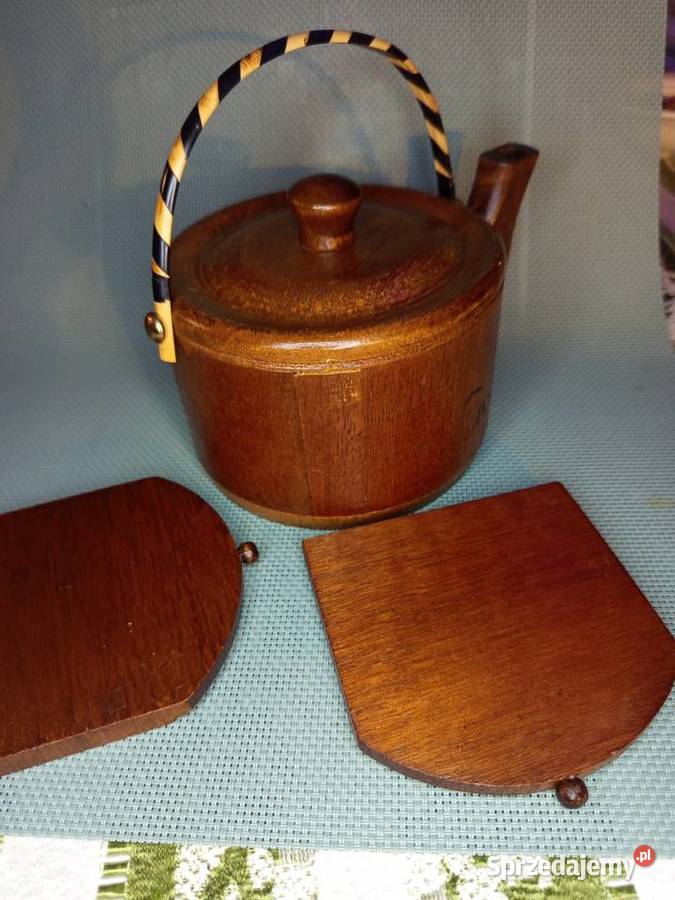 Stary drewniana Rustykalny zestaw podkładek mazowieckie Warszawa sprzedam