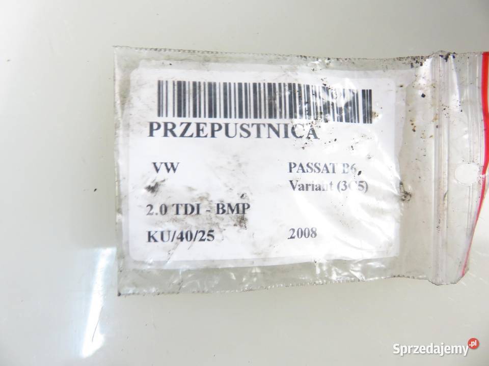 PRZEPUSTNICA VW PASSAT B6 20 TDI 03G128063G
