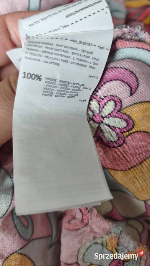 Kolorowa przekładana sukienka Piotrków Trybunalski