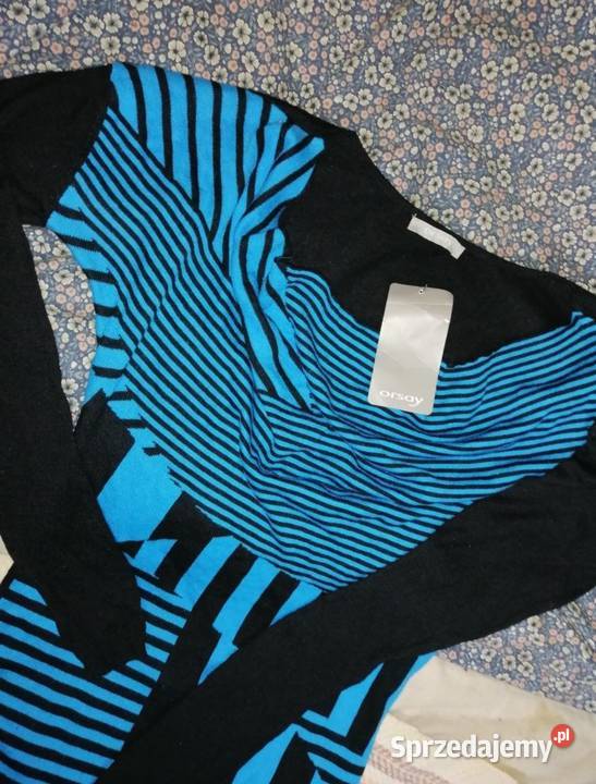 ORSAY sweter sweterek w pasy paski Bawełna NOWY Orsay Leszno