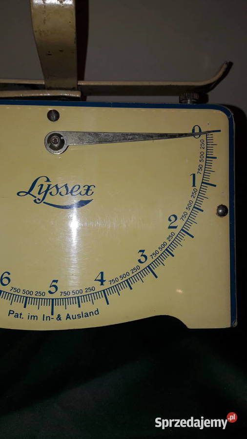 Stara waga szwajcarska Lyssex Głuchołazy