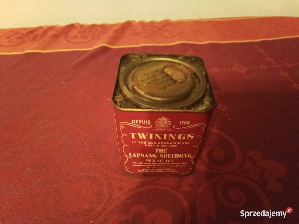 English breakfast tea puszka czerwona mazowieckie sprzedam