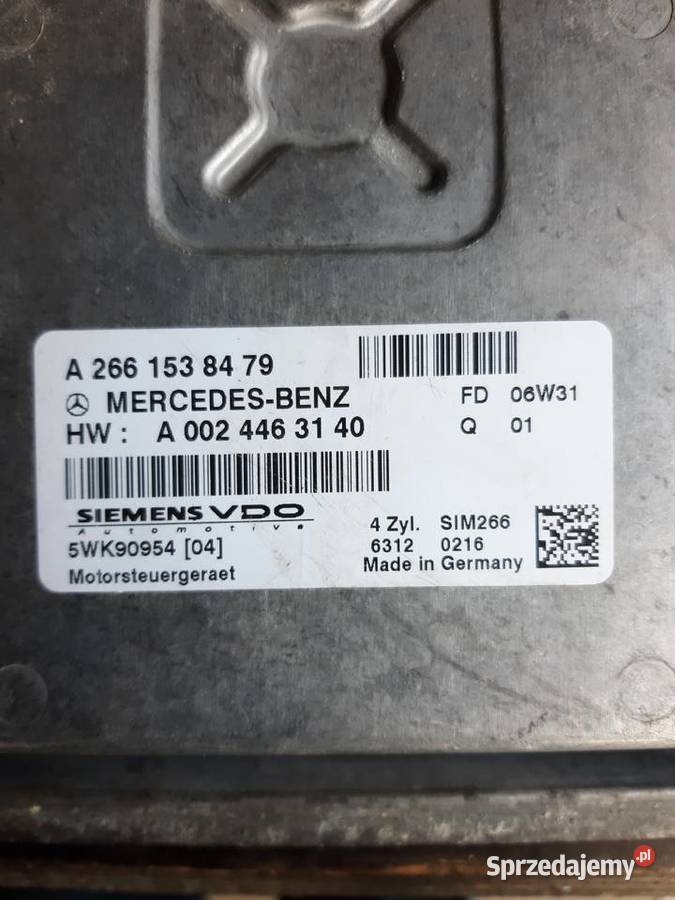 Rozrusynik Podszybie komputer MERCEDES W169 Świecie