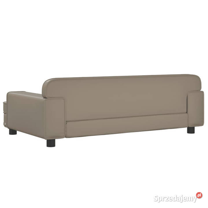 Sofa dzieci cappuccino 90x53x30 sztuczna skóra Warszawa