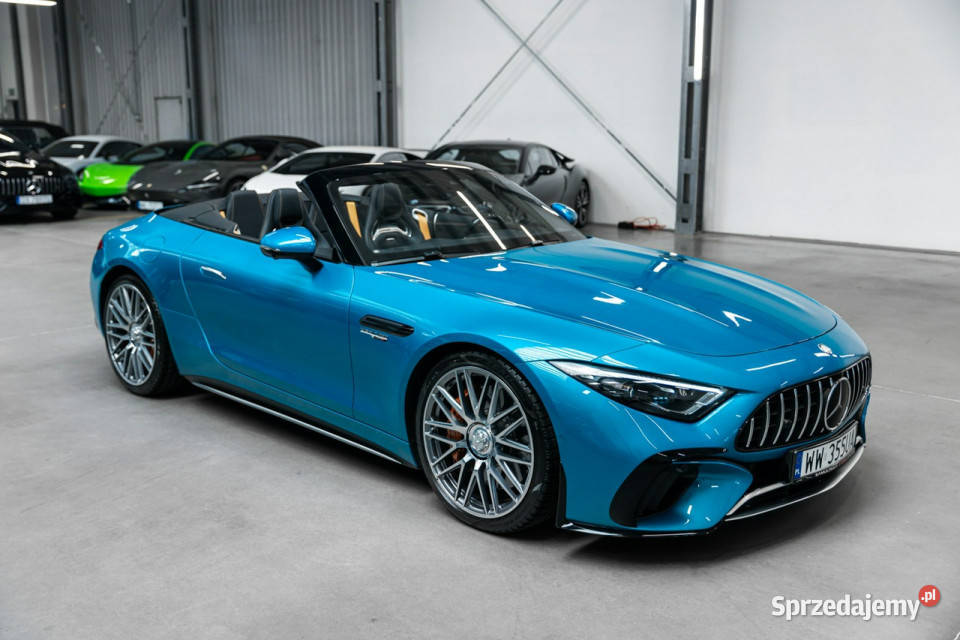 Mercedes SL 63 AMG Specyfikacja 1181 mln niebieski Mercedes-Benz małopolskie Węgrzce