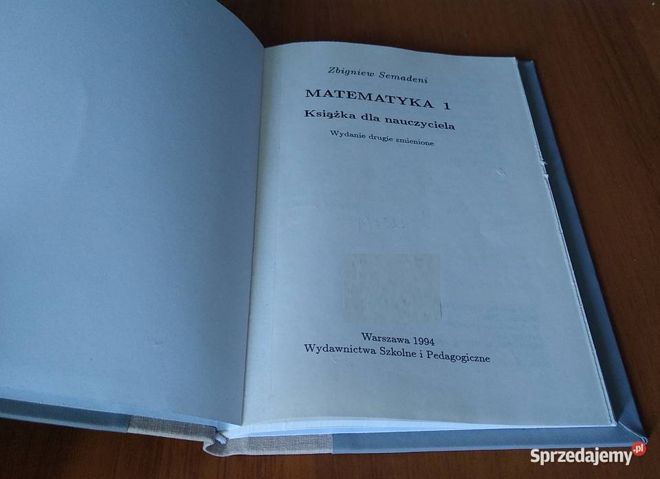 Matematyka 1 książka nauczyciela Zbigniew