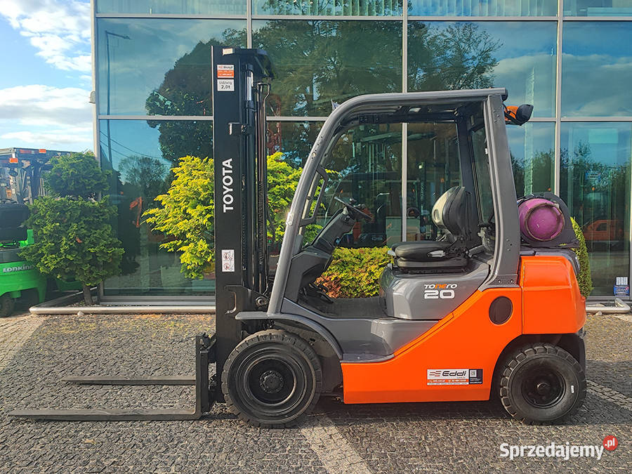 Wózek widłowy Toyota 028FGF20 2 t hilo 37 m LPG Kęty