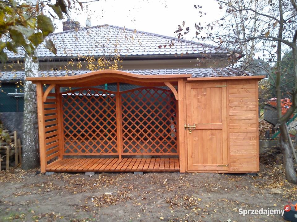 Drewutnia poszerzana 314 x 11m dach faladomek 15 Kalety