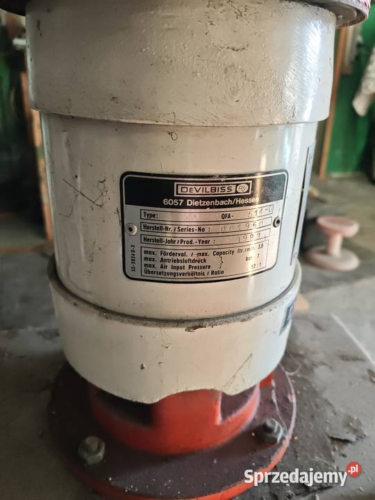 Pompa malarska hydrodynamiczną na sprężone Poraj