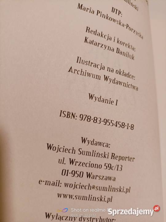 Zapis zarazy książka Sumliński prezenty życie codzienne, obyczaje Warszawa