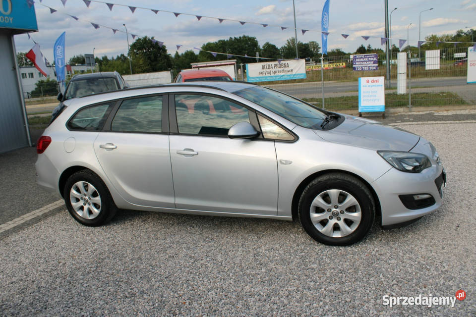 Opel Astra 16d Kombi alu netto PLN gwarancja J czujnik parkowania Astra Warszawa