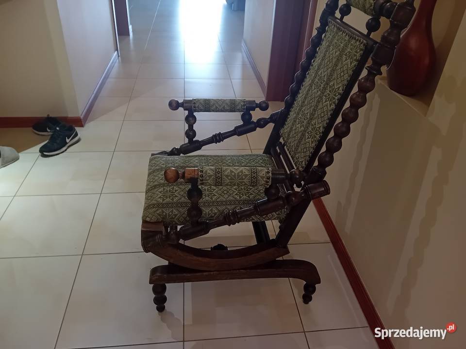 Fotel bujany Skandynawia okres lata 70 XX wiek