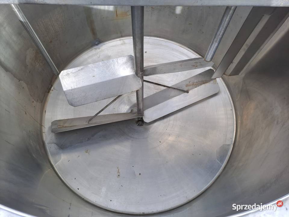 Zbiornik nierdzewny z mieszadłem 1500 L PIERRE Stary Sącz