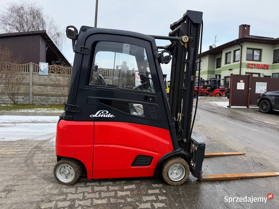 wózek widłowy elektryczny LINDE E20PH kabina Działoszyn sprzedam