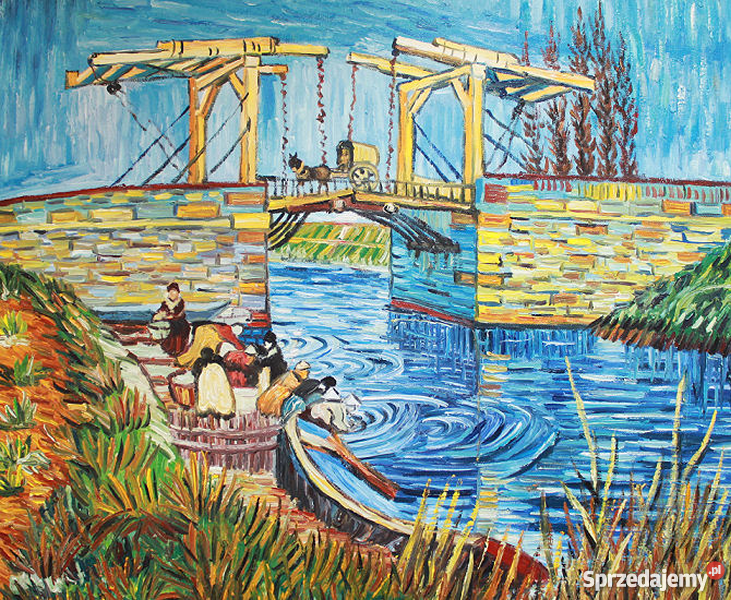 Obraz namalowany Most zwodzony w Arles Vincent Warszawa